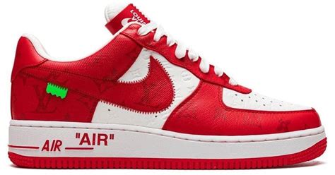 af1 louis vuitton red|louis v air force 1.